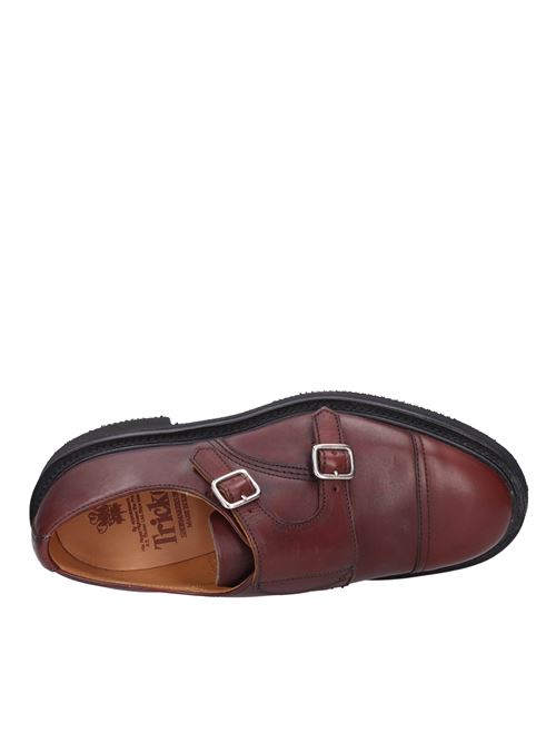 Double buckle leather loafers TRICKER'S | VB0005_TRICMARRONE