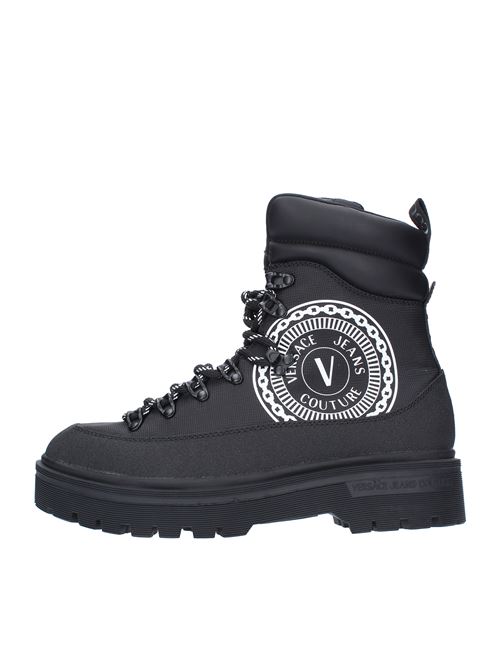 Fabric ankle boots VERSACE JEANS COUTURE | 71YA3S30NERO