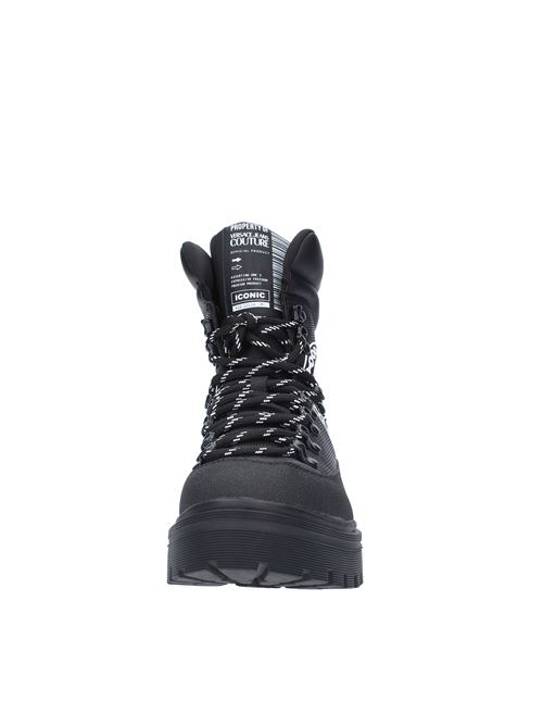 Fabric ankle boots VERSACE JEANS COUTURE | 71YA3S30NERO