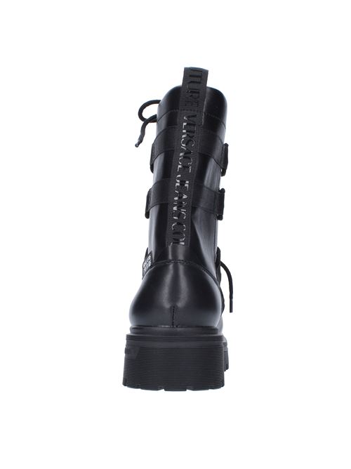 Ankle boots model 71YA3S31 in leather VERSACE JEANS COUTURE | 71YA3S31NERO