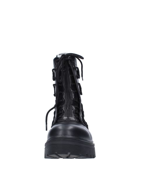 Ankle boots model 71YA3S31 in leather VERSACE JEANS COUTURE | 71YA3S31NERO