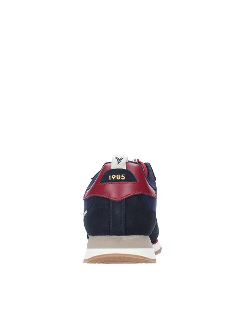 MARINO suede and fabric trainers VICTORIA | 8801100BLU-BORDEAUX
