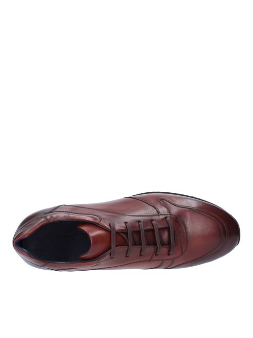 Sporty leather lace-up shoes WEXFORD | 51-01RUM