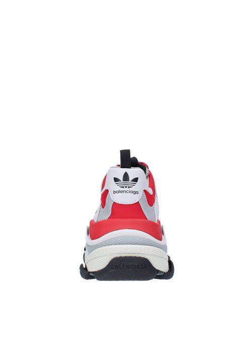 Sneakers BALENCIAGA X ADIDAS TRIPLE S in doppia schiuma e mesh rosso, nero e grigio BALENCIAGA X ADIDAS | 712821W2ZB4GRIGIO-ROSSO