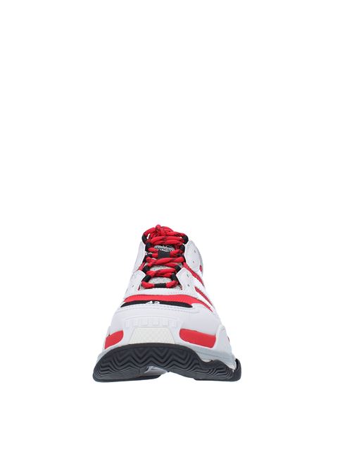 Sneakers BALENCIAGA X ADIDAS TRIPLE S in doppia schiuma e mesh rosso, nero e grigio BALENCIAGA X ADIDAS | 712821W2ZB4GRIGIO-ROSSO