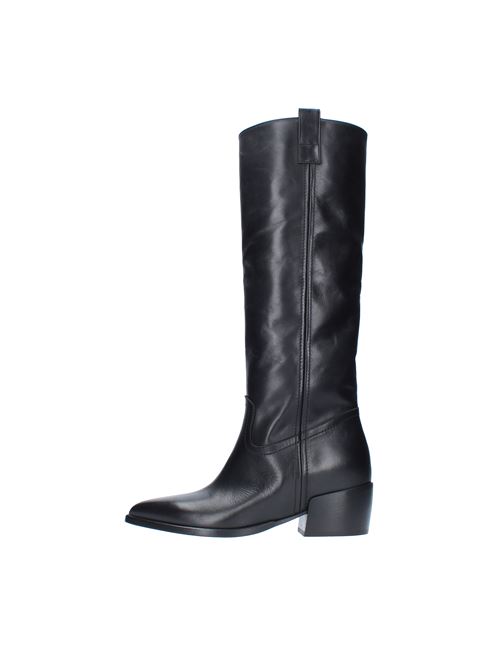 ELENA IACHI leather Texan boots model E3650 ELENA IACHI | E3650NERO
