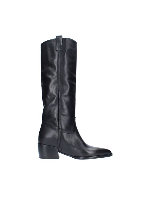 ELENA IACHI leather Texan boots model E3650 ELENA IACHI | E3650NERO