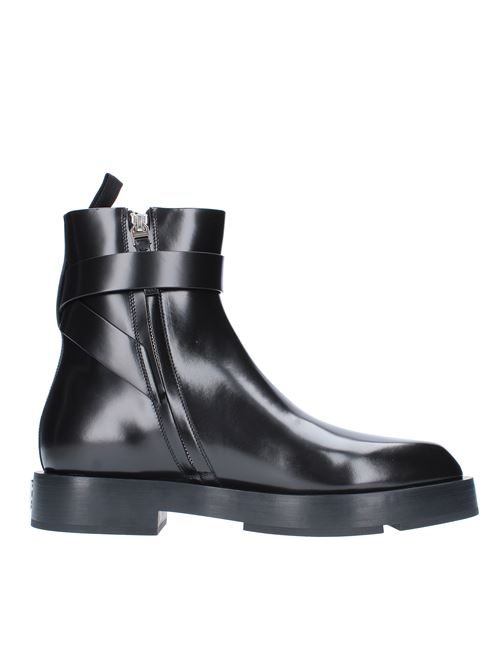 GIVENCHY model Squared ankle boots in brushed calfskin GIVENCHY | BH603BH135NERO
