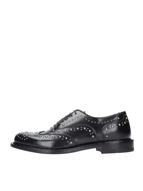 SIENA MILLE 885 lace-up shoes in leather and studs MILLE 885 | SIENANERO