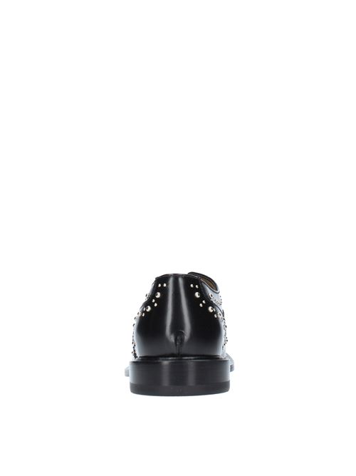 SIENA MILLE 885 lace-up shoes in leather and studs MILLE 885 | SIENANERO