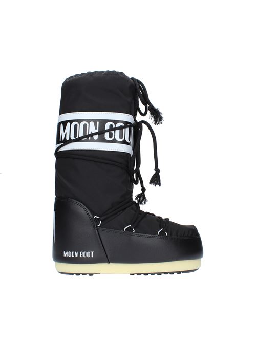 Snow boots model ICON NYLON MOON BOOT made of water-repellent technical nylon MOON BOOT | 140044NERO
