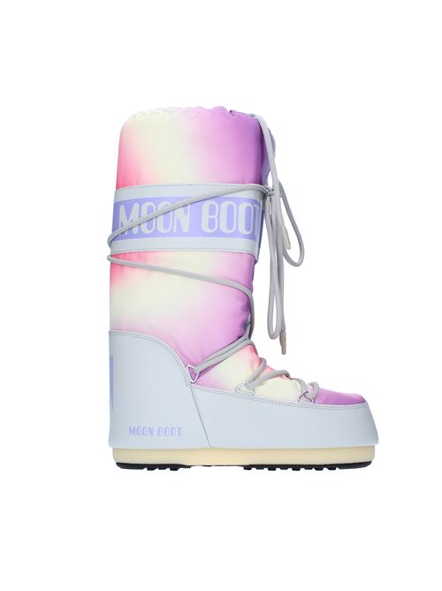 Snow boots model ICON TIE DYE MOON BOOT made of water-repellent technical nylon MOON BOOT | 140284GHIACCIO
