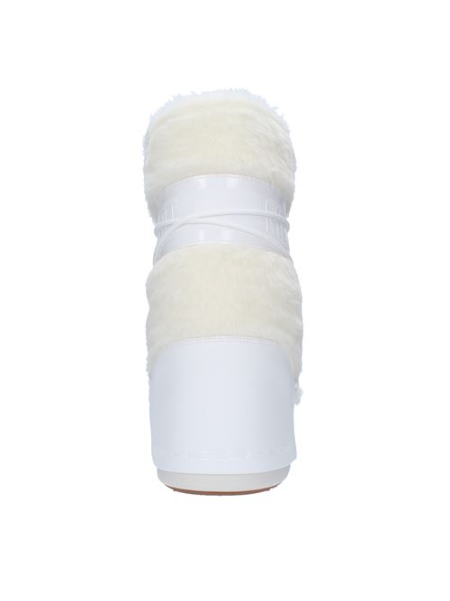 Snow boots model ICON FAUX FUR MOON BOOT made of synthetic fur MOON BOOT | 140890BIANCO