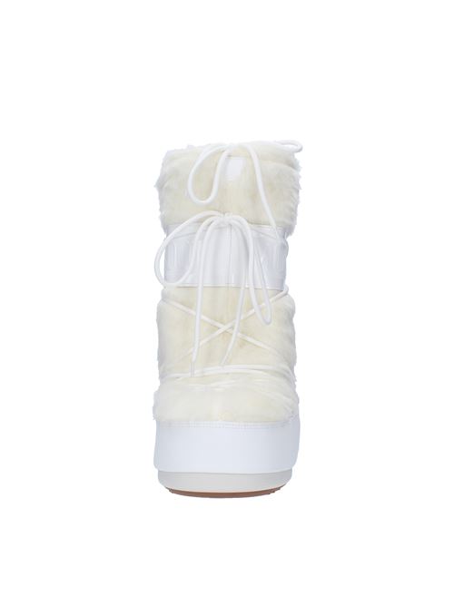 Snow boots model ICON FAUX FUR MOON BOOT made of synthetic fur MOON BOOT | 140890BIANCO
