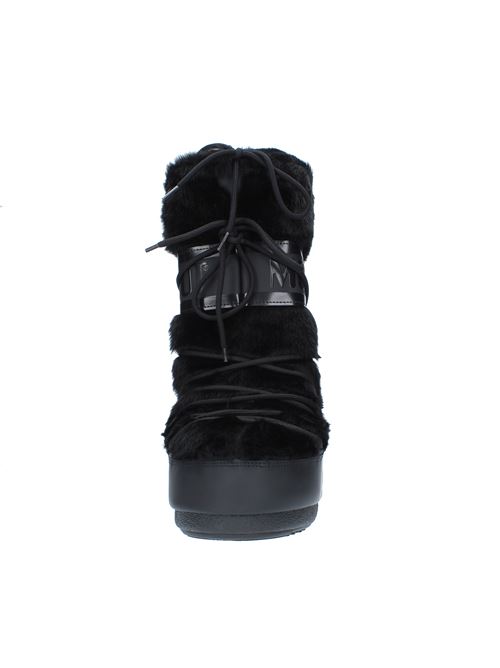 Snow boots model ICON FAUX FUR MOON BOOT made of synthetic fur MOON BOOT | 140890NERO