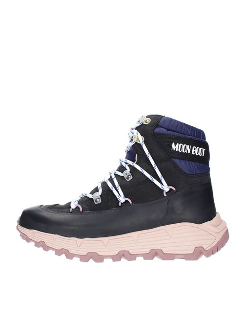 TECH HIKER model boots from MOON BOOT, made of water-repellent nubuck and suede MOON BOOT | 24401BLU-NERO