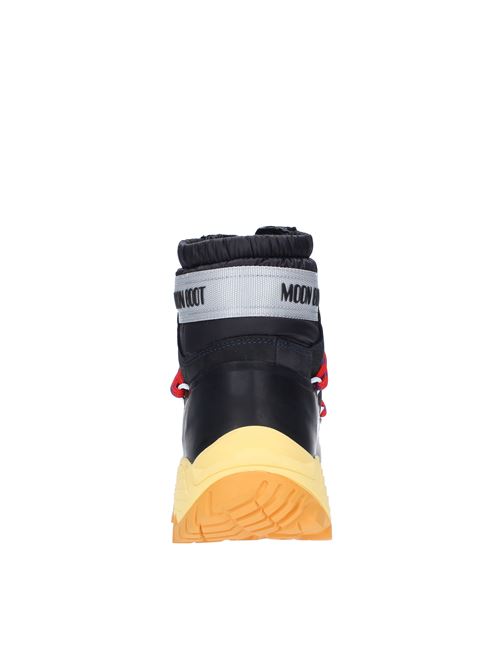 Scarponcini modello TECH HIKER di MOON BOOT, in nabuk e pelle scamosciata idrorepellente MOON BOOT | 24401NERO