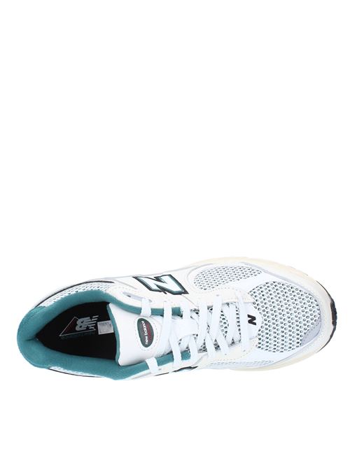 2002R New Balance trainers in leather and mesh NEW BALANCE | M2002RVDBIANCO-VERDE