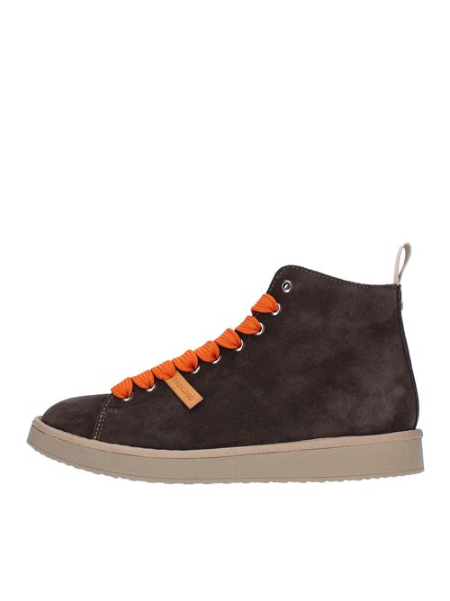 P01 ANKLE BOOT PANCHIC high trainers in suede PANCHIC | P01M007EBANO-ARANCIO