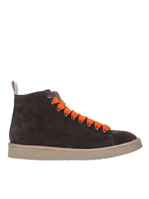P01 ANKLE BOOT PANCHIC high trainers in suede PANCHIC | P01M007EBANO-ARANCIO