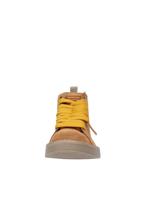 P01 ANKLE BOOT PANCHIC high trainers in suede PANCHIC | P01M007ZUCCHERO DI CANNA-GIALLO