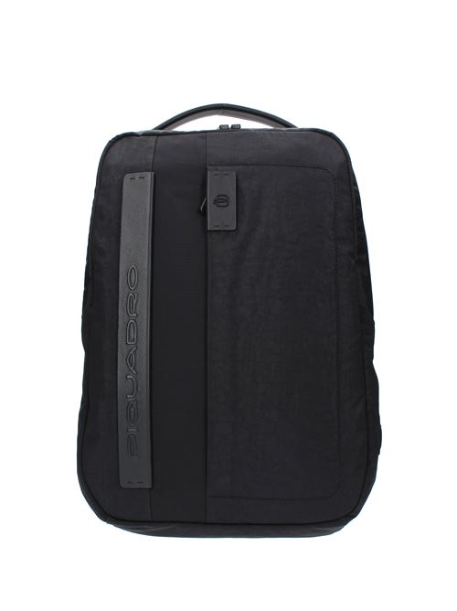 Backpack PIQUADRO model CA6231P16S2 in technical fabric and leather PIQUADRO | CA6231P16S2NERO