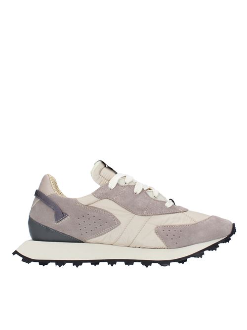 RUN OF model 40282 trainers in suede leather and fabric RUN OF | 40282BEIGE