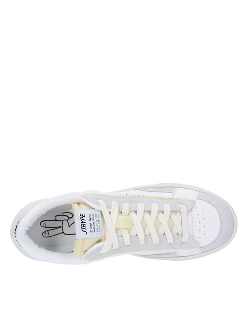 Trainers model ST5001 STRYPE in suede leather and fabric STRYPE | 40243BIANCO