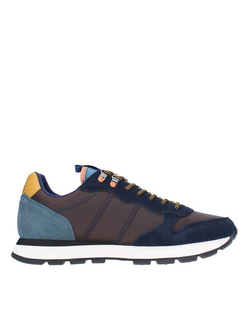 Z43105 SUN68 trainers in suede and breathable fabric SUN68 | Z43105MARRONE