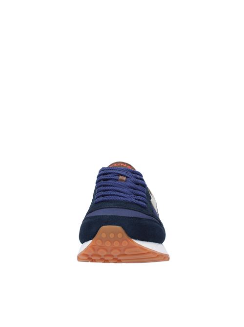 Trainers model Z43117 SUN68 in suede, breathable fabric and velvet SUN68 | Z43117MILITARE SCURO-NAVY