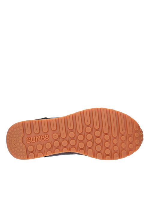Sneakers modello Z43114 SUN68 in pelle scamosciata, tessuto traspirante e pelle SUN68 | Z43114GRIGIO SCURO-NERO