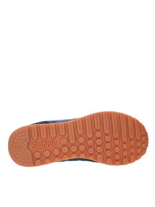 Sneakers modello Z43114 SUN68 in pelle scamosciata, tessuto traspirante e pelle SUN68 | Z43114OTTANIO-NAVY