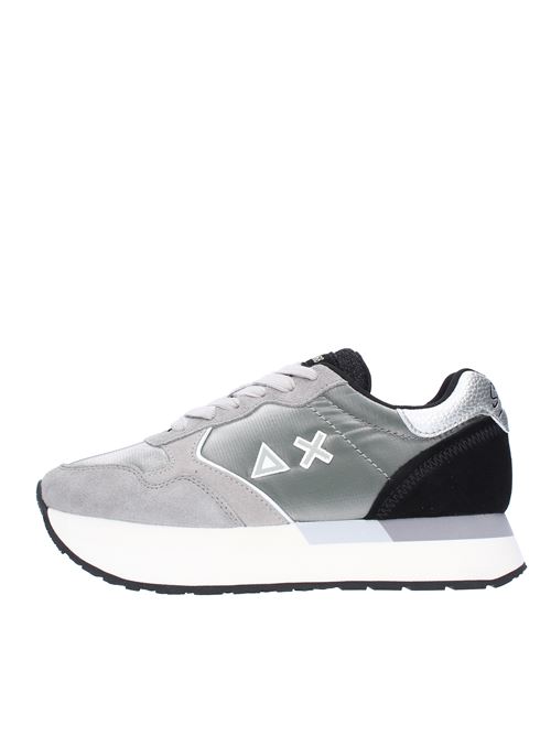 Z43216 SUN68 trainers in leather, suede and breathable fabric SUN68 | Z43216GRIGIO