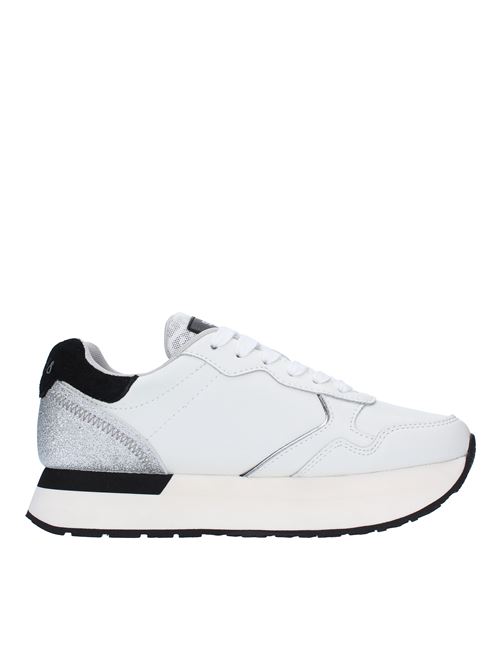 Z43220 SUN68 trainers in artificial leather, suede and fabric SUN68 | Z43220BIANCO