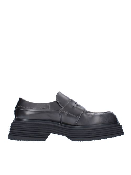 College moccasins model ROBBIE 338 THE-ANTIPODE in leather THE ANTIPODE | ROBBIE 338GRIGIO SCURO