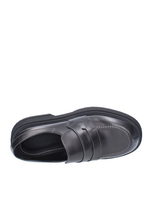 College moccasins model ROBBIE 338 THE-ANTIPODE in leather THE ANTIPODE | ROBBIE 338GRIGIO SCURO