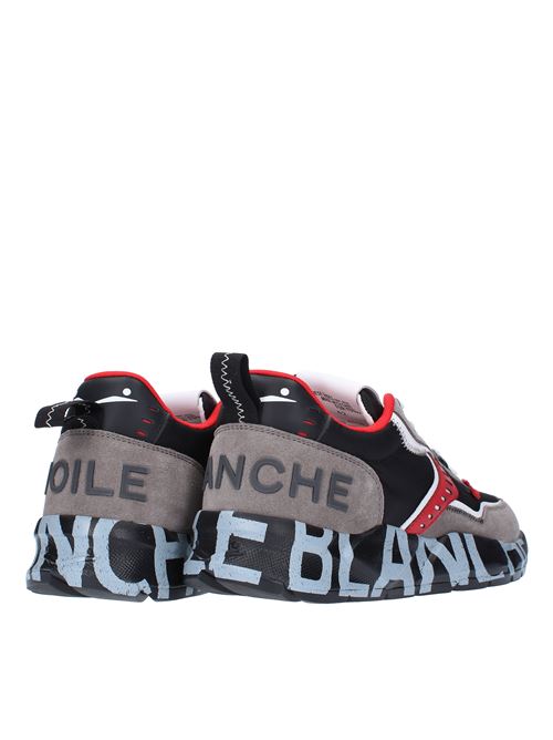 Sneakers in camoscio pelle e tessuto VOILE BLANCHE | CLUB 011B67