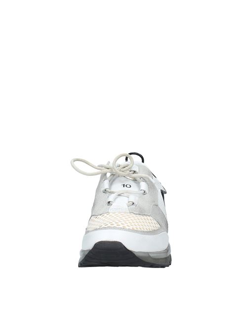 sneakers leather crown LEATHER CROWN | RV1677BIANCO E NERO