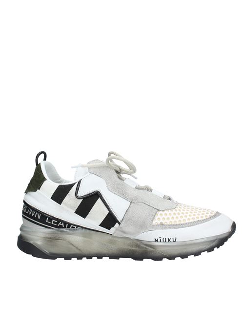 sneakers leather crown LEATHER CROWN | RV1677BIANCO E NERO