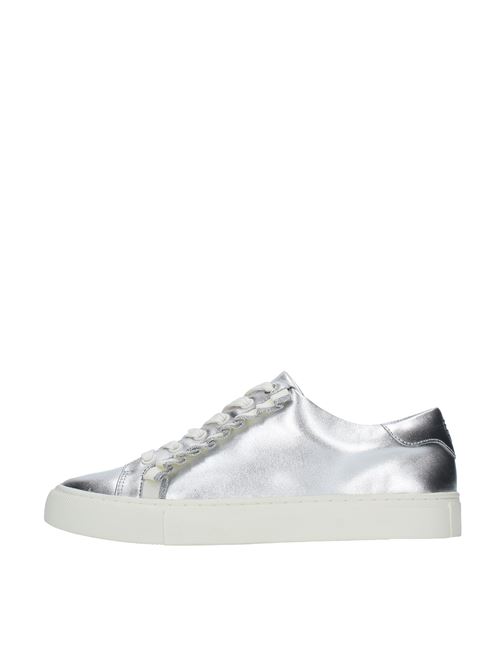 Trainers Silver LEATHER CROWN | SV2202_TORYARGENTO