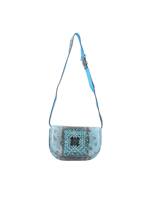 FOREVER Small Gedebe bag in Tejus print leather GEDEBE | ABS223_GEDEAZZURRO
