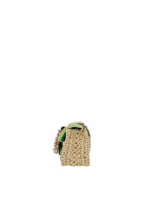 MIA Gedebe bag in raffia and nappa GEDEBE | ABS235_GEDEMULTICOLORE