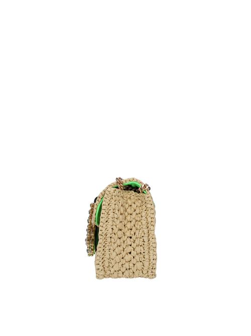 MIA Gedebe bag in raffia and nappa GEDEBE | ABS236_GEDEMULTICOLORE