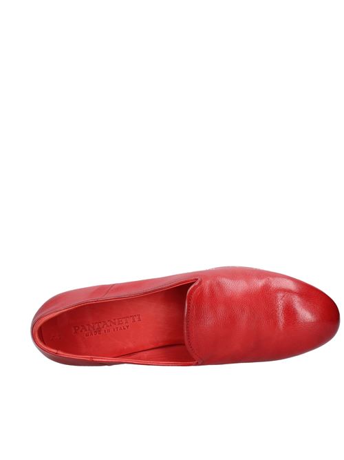 Loafers and slip-ons Red PANTANETTI | MV0445_PANTROSSO
