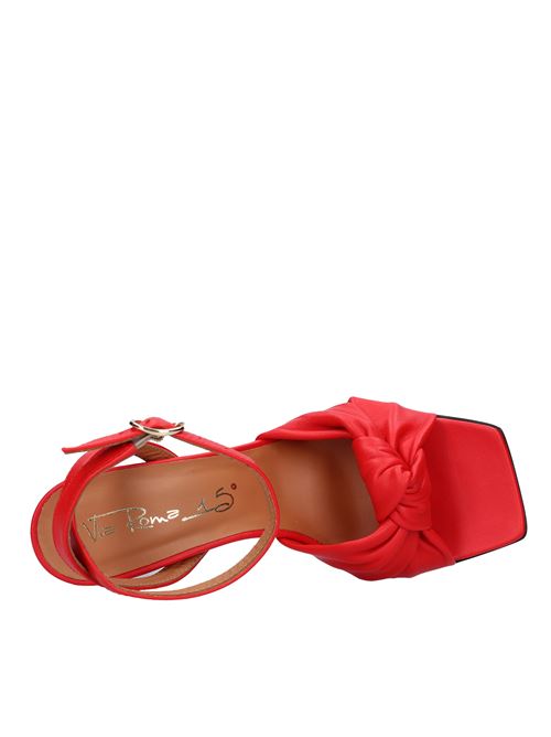 Sandals Red VIA ROMA 15 | AO010_VIARROSSO
