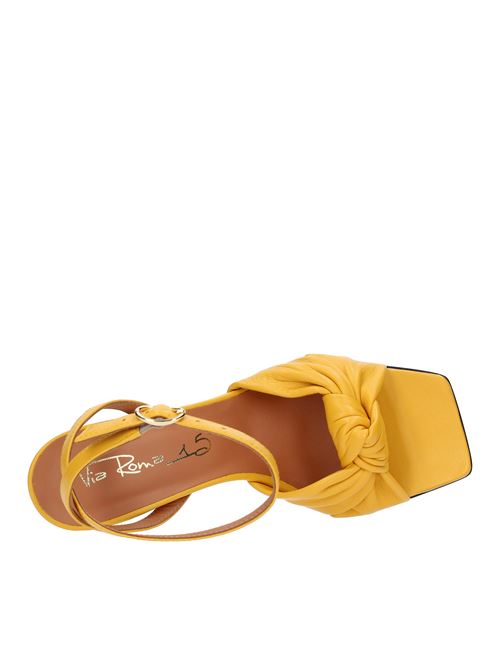 Sandals Yellow VIA ROMA 15 | AO07_VIARGIALLO