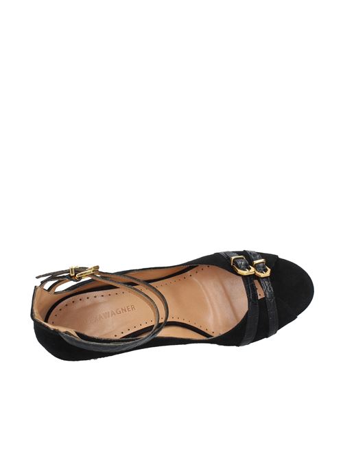 Suede sandals ALEXA WAGNER | VD1165NERO