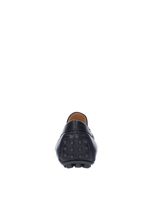 Leather moccasins ANDREA NOBILE | 473 TRECCBOT. NERO