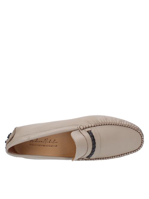 Leather moccasins ANDREA NOBILE | 474BOT. TAUPE