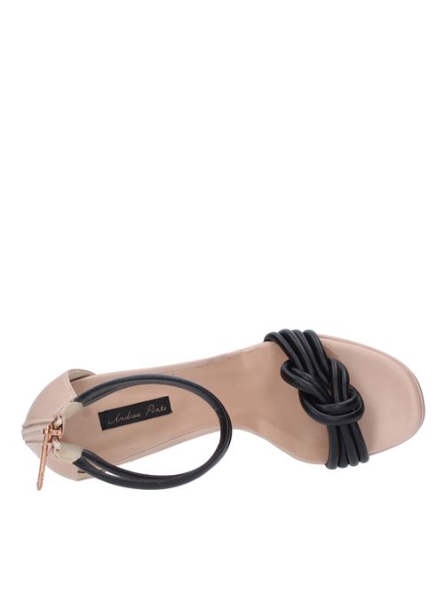 Nappa leather sandals ANDREA PINTO | 246NERO